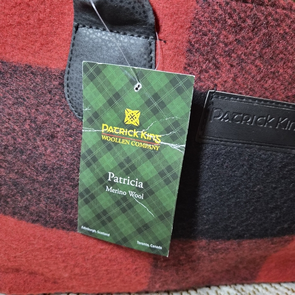 Patrick King Patricia Marino Wool Checkered Purse - Picture 2 of 10
